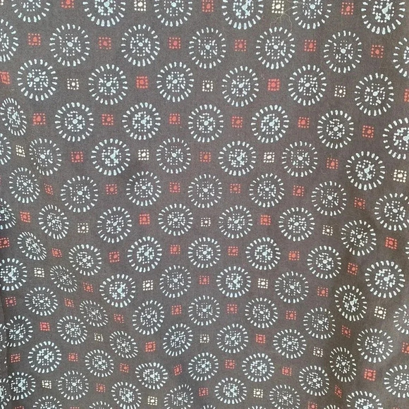 Axist Navy Blue Geometric Medallion Button Down Shirt - Picture 5 of 9